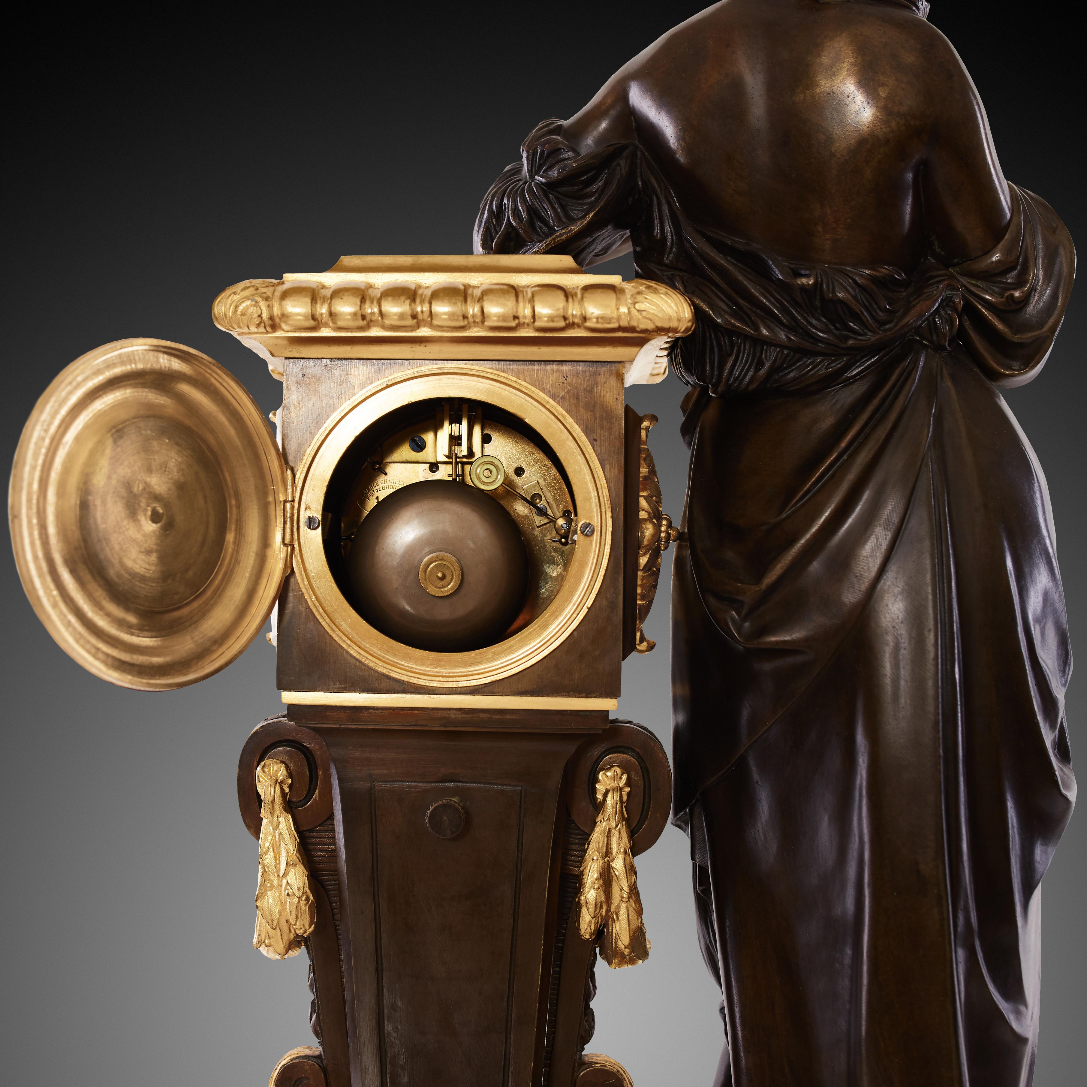 Mantel Clock 19th Century Napoleon III 2