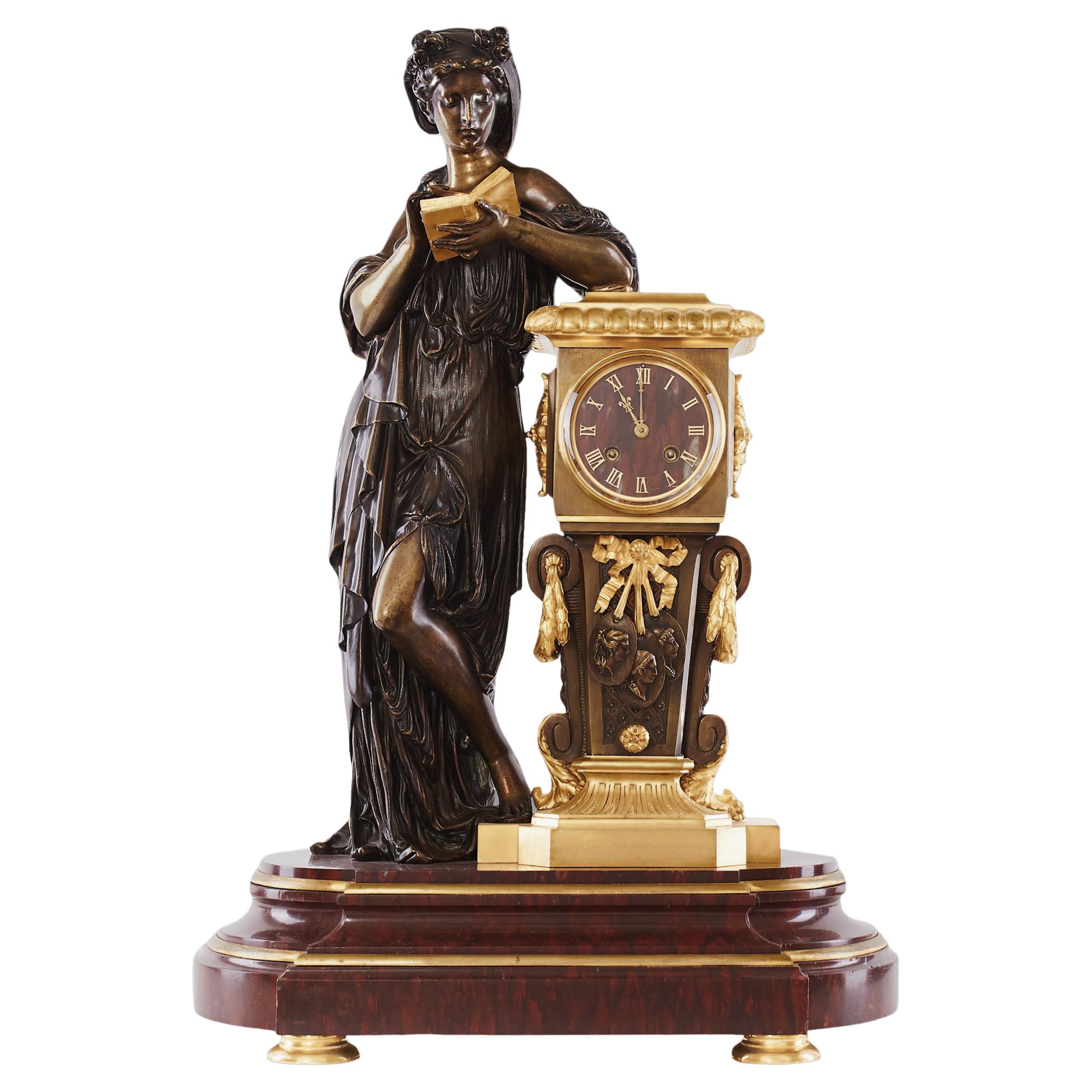 Mantel Clock 19th Century Napoleon III