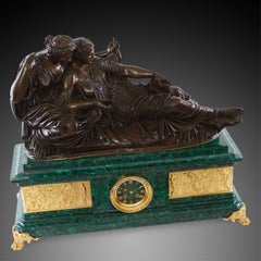 Pendule de cheminée du XIXe siècle Période Napoléon III