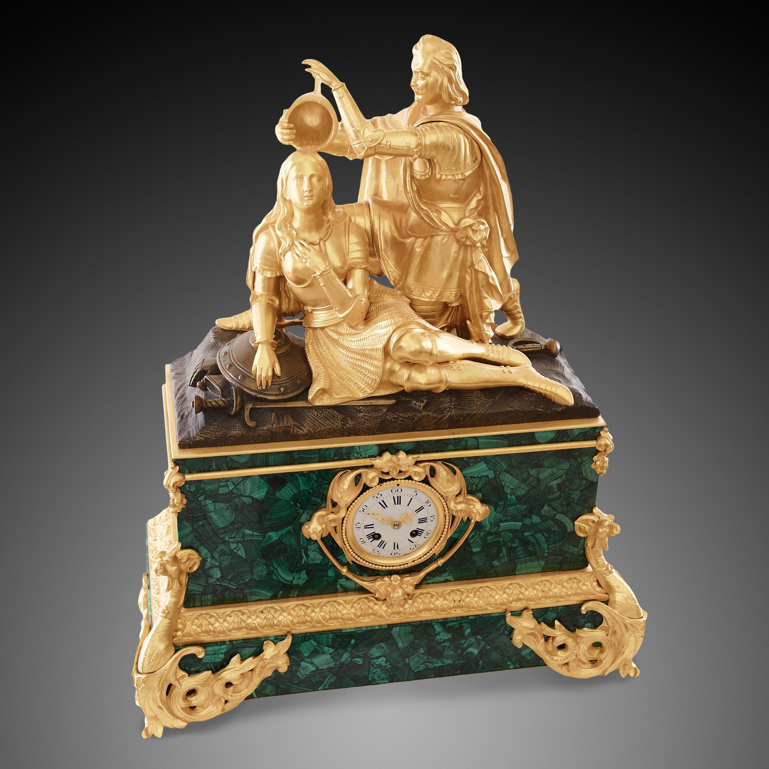 Kaminuhr aus dem 19. Jahrhundert aus der Zeit Napoleons III. (Französisch) im Angebot