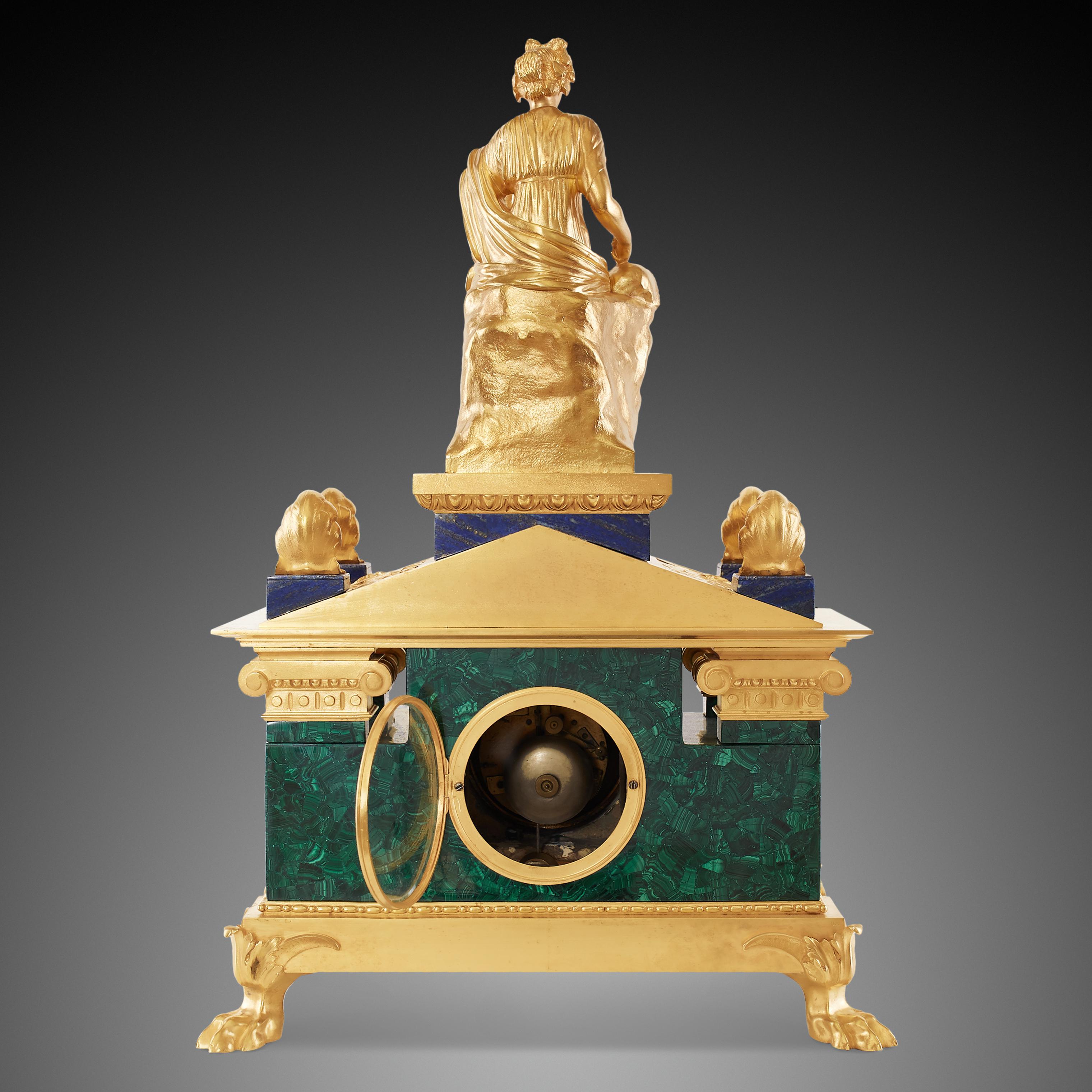 Français Pendule de cheminée 19e siècle, époque Napoléon III en vente