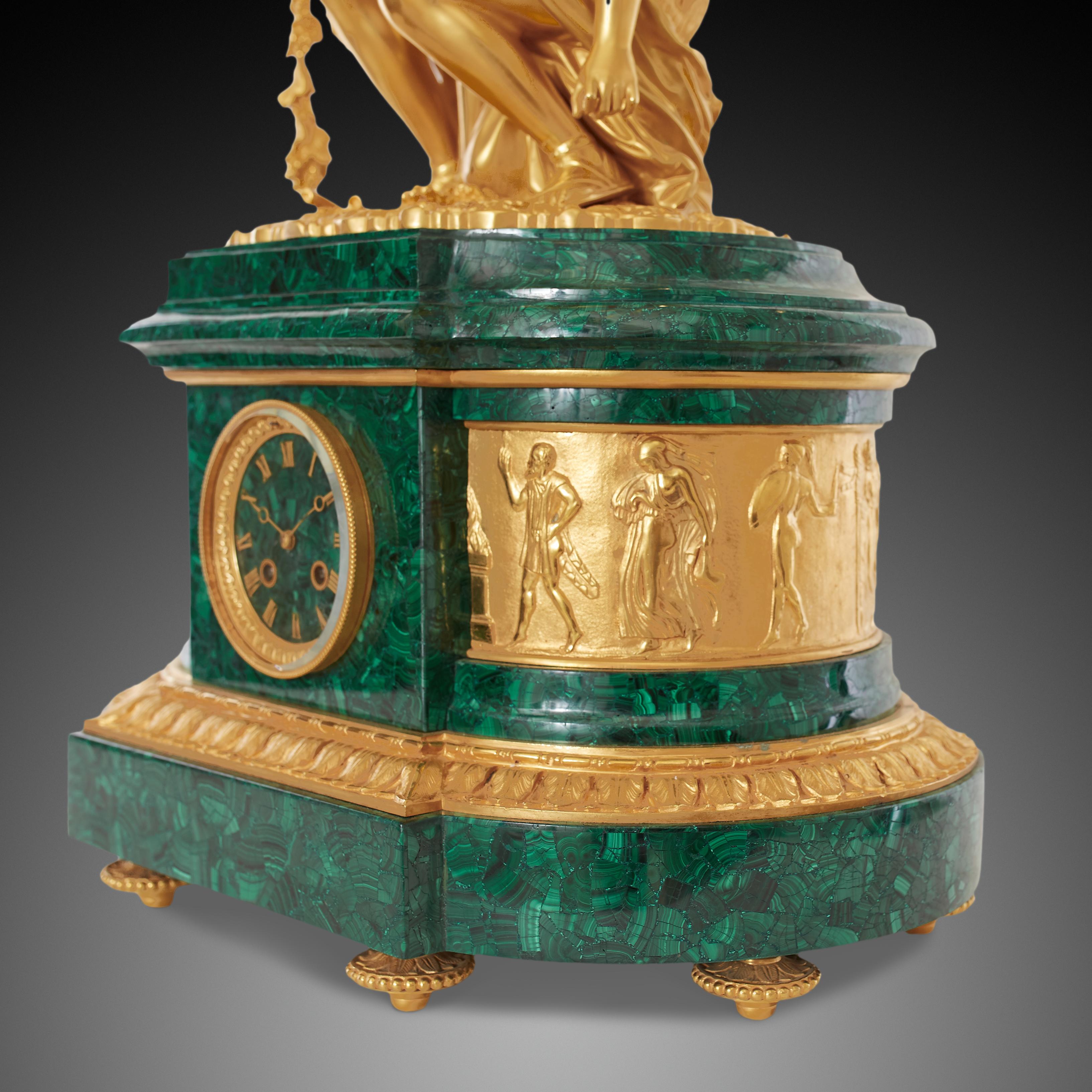 Mantel Clock 19th Century Napoleon III Period 1