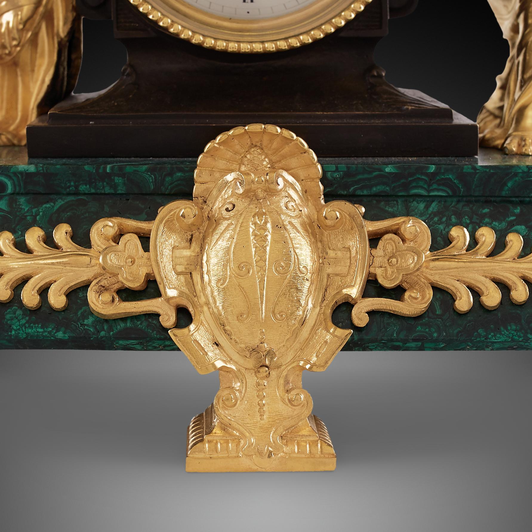 Mantel Clock 19th Century, Napoleon III Period For Sale 1
