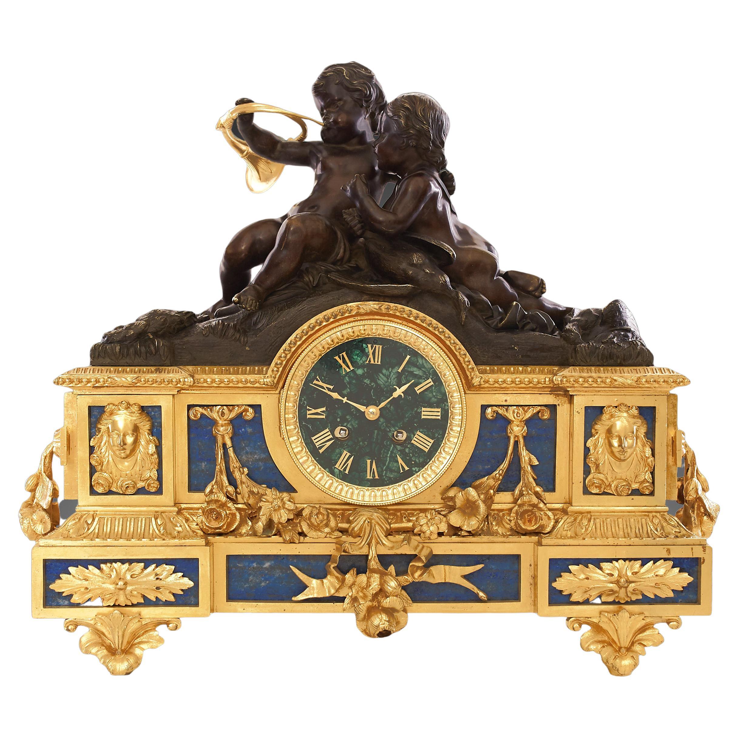 Mantel Clock 19th Century Napoleon III Period