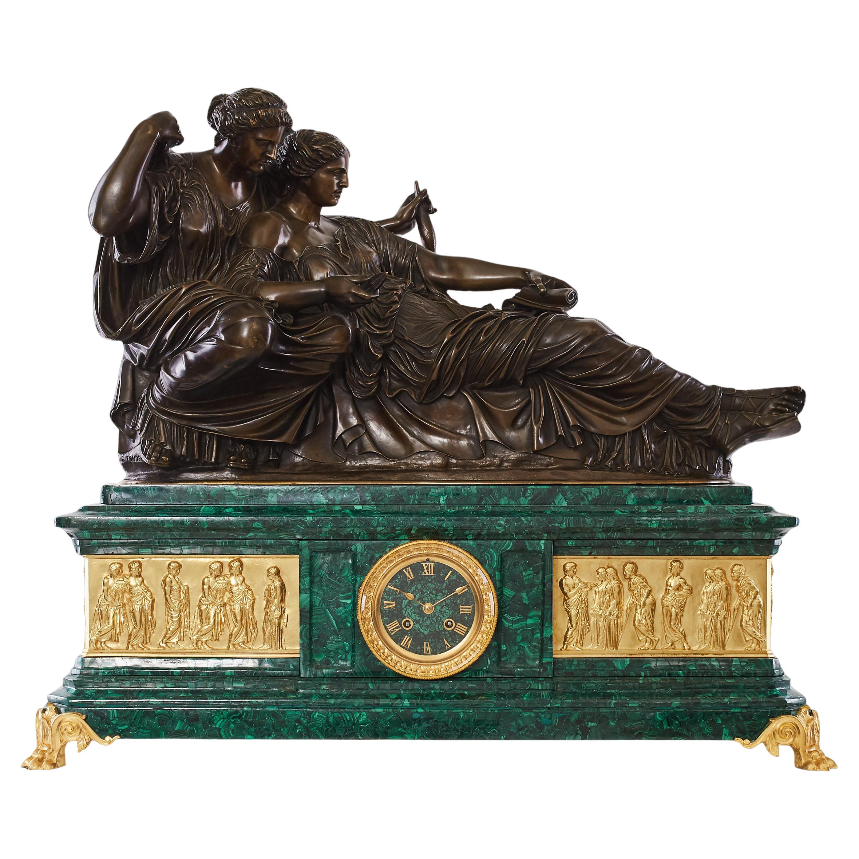 Mantel Clock 19th Century Napoleon III Period
