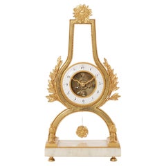 Mantel Clock 19th Century, Styl Empire