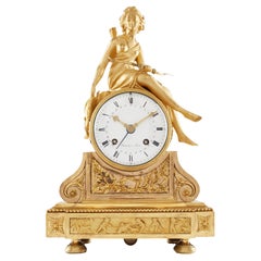 Mantel Clock 19th Century Styl Empire by Bouzzeb À Paris