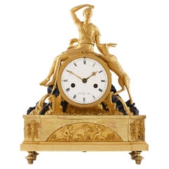 Mantel Clock 19th Century Styl Empire by Leroy à Paris