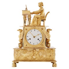 Mantel Clock 19th Century Styl Empire