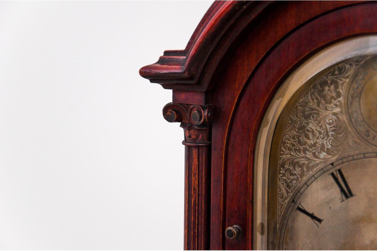 Walnut Mantel Clock by Gustav Becker, Germany, circa 1930
