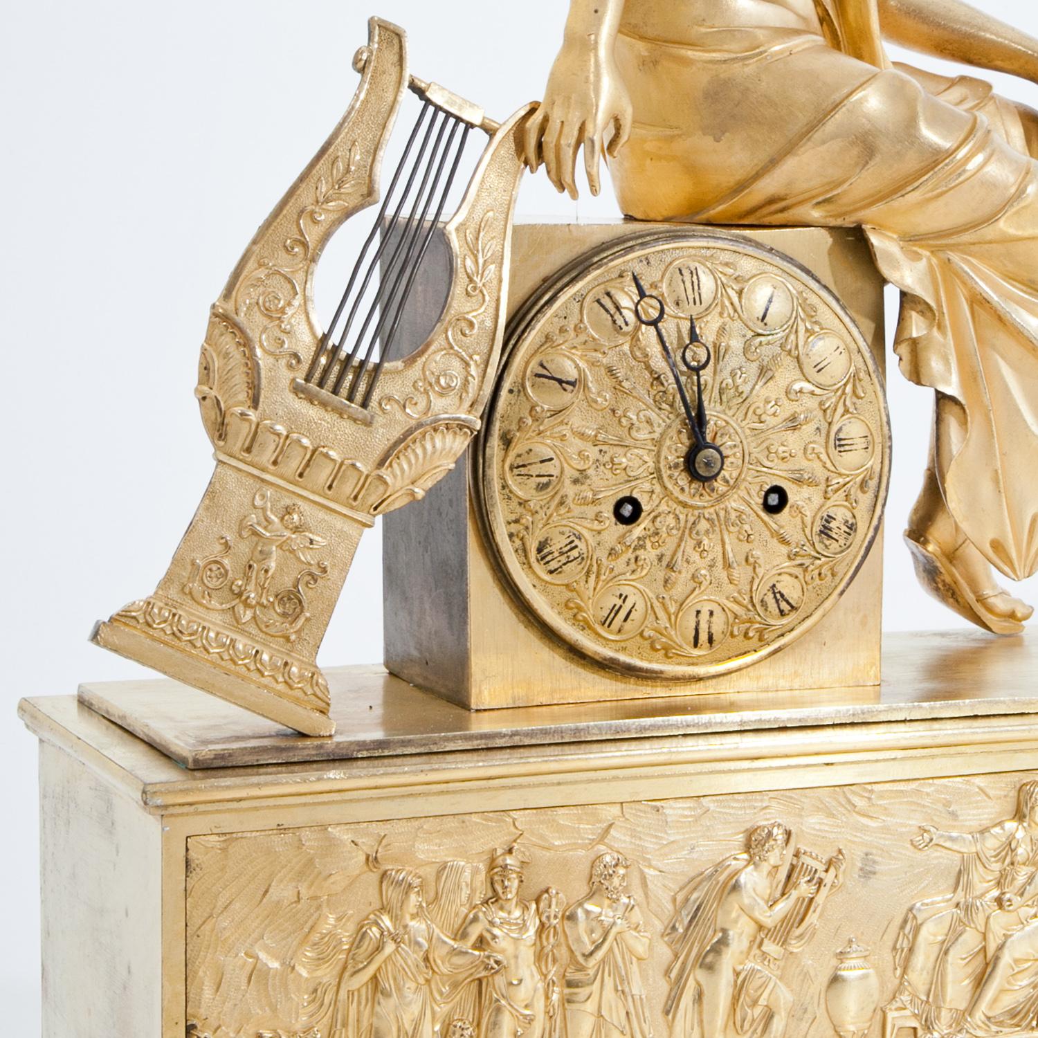 French Mantel Clock, France First Quarter of the 19th Century