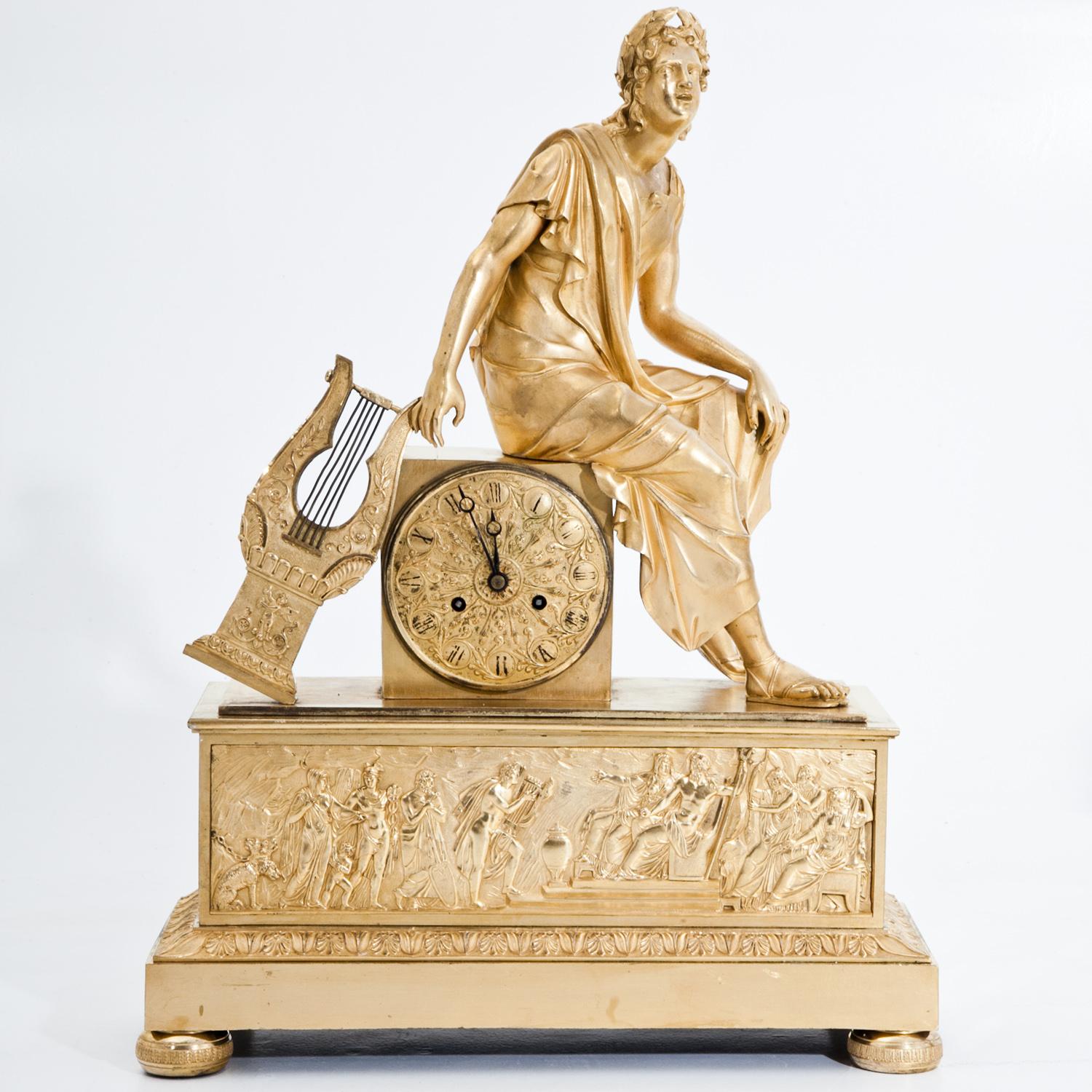 Mantel Clock, France First Quarter of the 19th Century In Good Condition In Greding, DE