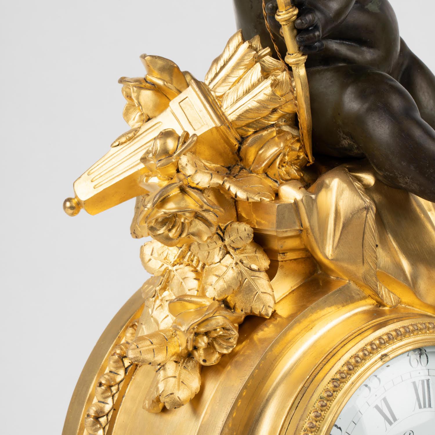 Mantel Clocks from the 19th Century, Napoleon III Period. For Sale 5