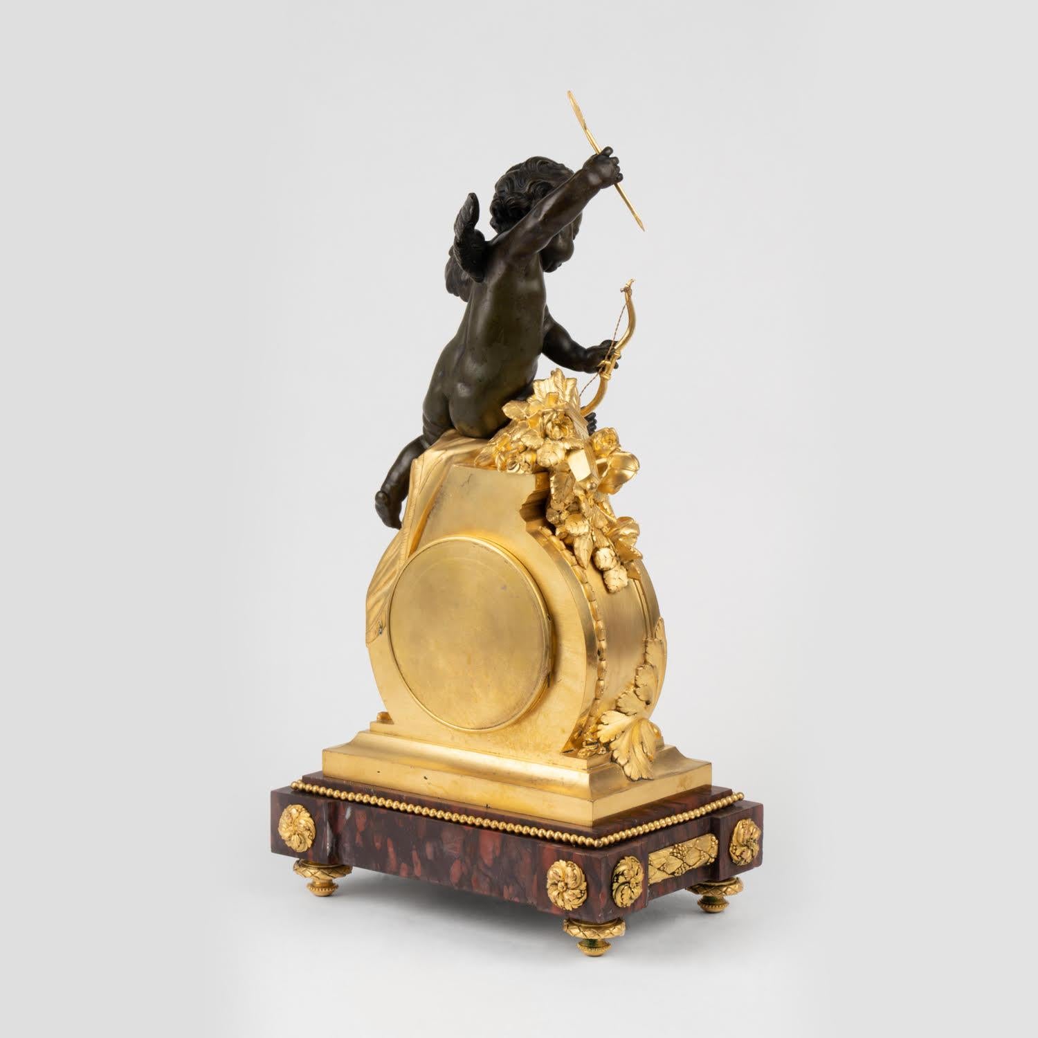 Bronze Mantel Clocks from the 19th Century, Napoleon III Period. For Sale