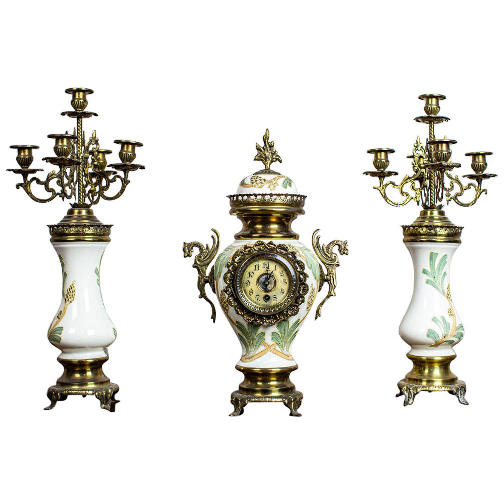Mantel Set from the 2nd Half of the 19th Century