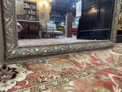 Mantelpiece Mirror – Napoleon III Style – Carved Wood Silvered Metal
