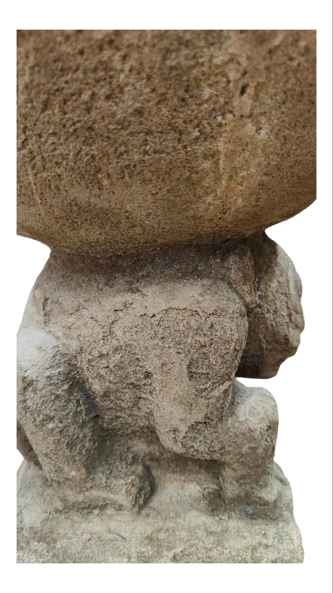 Manteña Chair of Power Cachique of Prehispanic Ecuador 900 AD For Sale 9