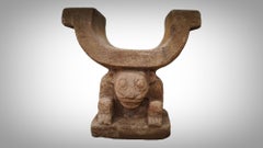 Manteña Chair of Power Cachique of Prehispanic Ecuador 900 AD