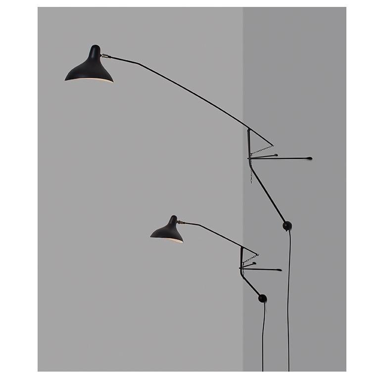 Aluminium Lampe murale Mantis BS2 de Bernard Schottlander en vente