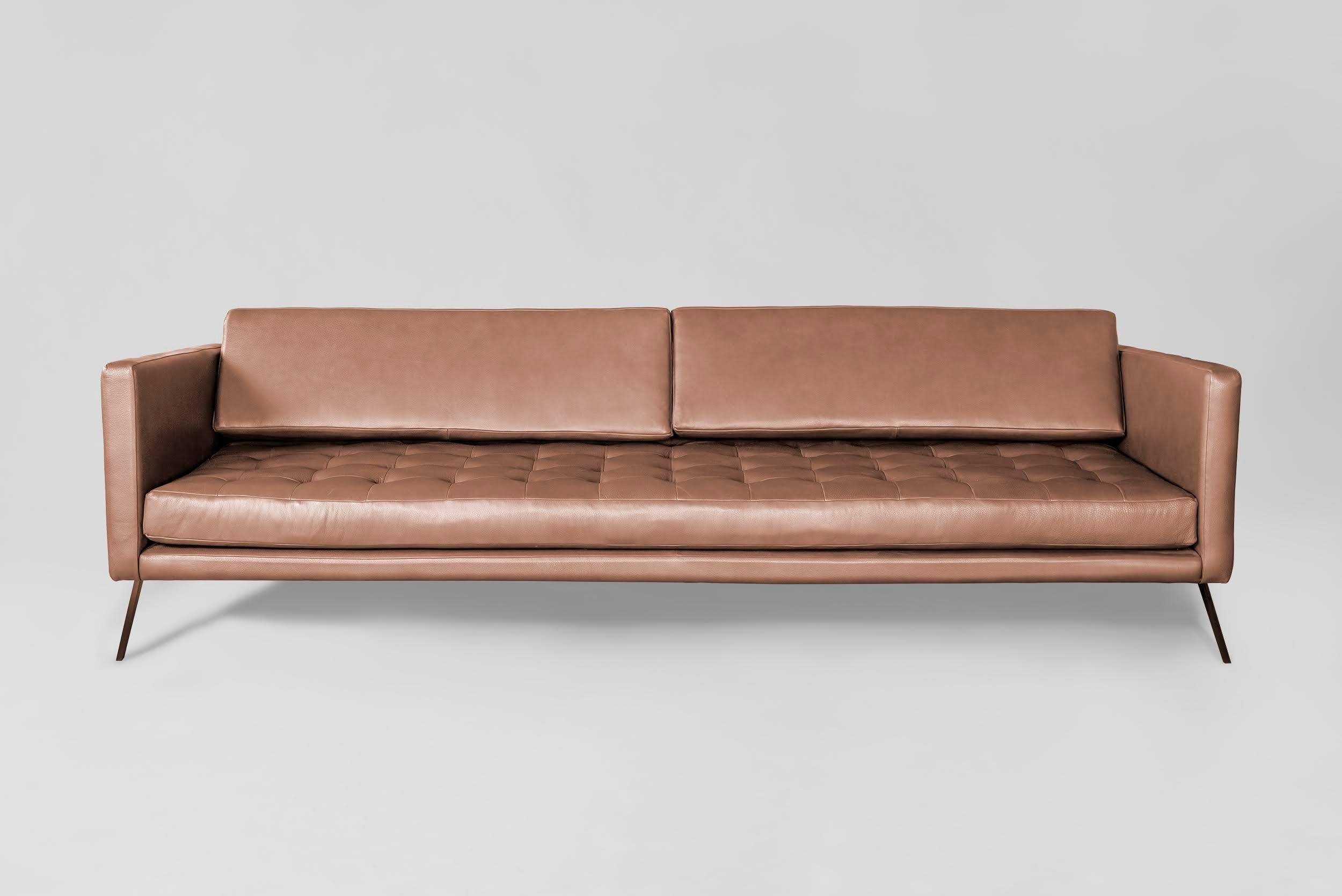 Modern Mantis Leather Sofa by ATRA For Sale