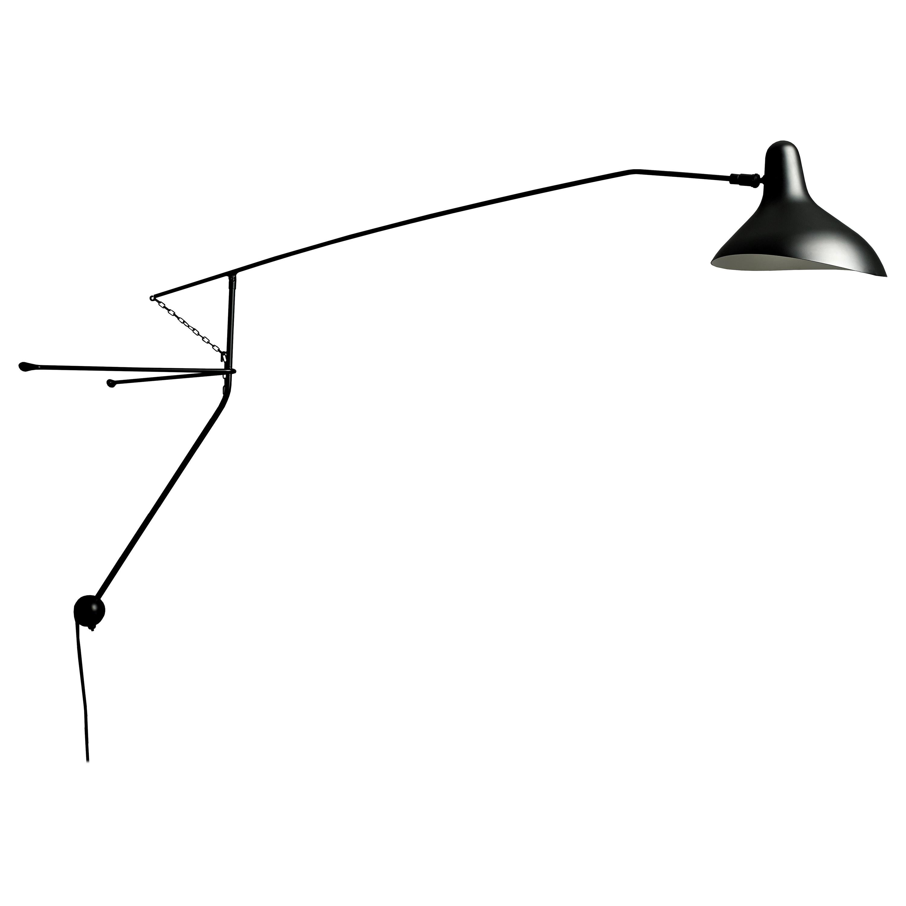 Mantis Wall Lamp Designed in 1951 by Bernard Schottlander as a Tribute to Calder For Sale