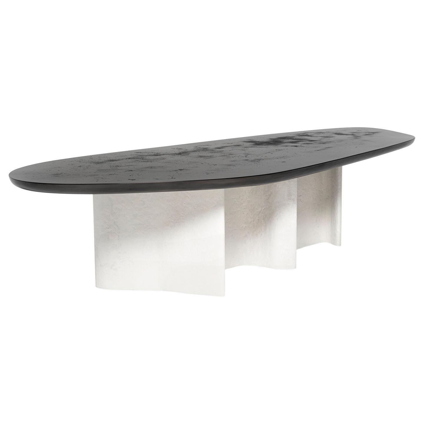 Mantle, 21st Century Contemporary Rounded Sculptural Large Dining Table