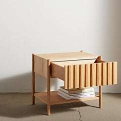 Mantle Bedside Table in American Oak