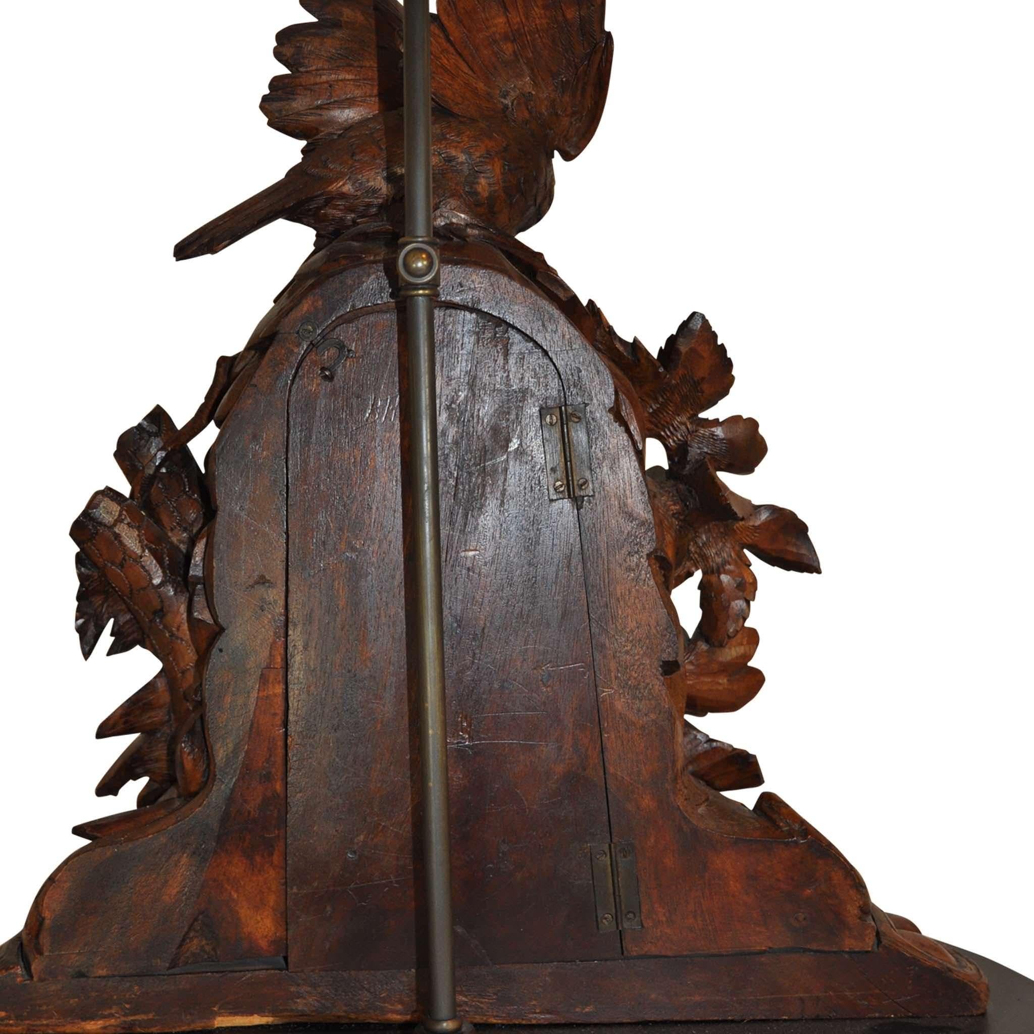 Mantle Clock Lamp, circa 1900 3