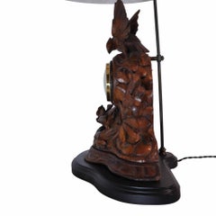 Mantle Clock Lamp, circa 1900