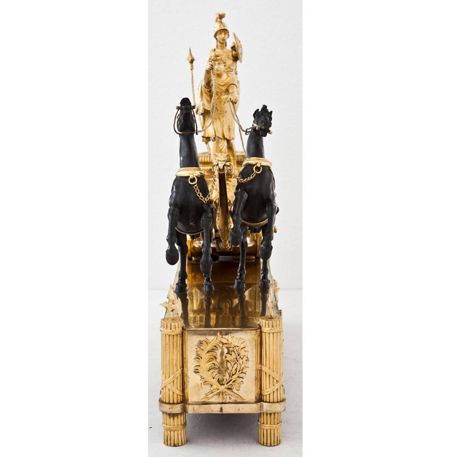Mantle Clock with Chariot of Telemachus, Paris, Early 19th Century 5
