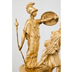 Mantle Clock with Chariot of Telemachus, Paris, Early 19th Century