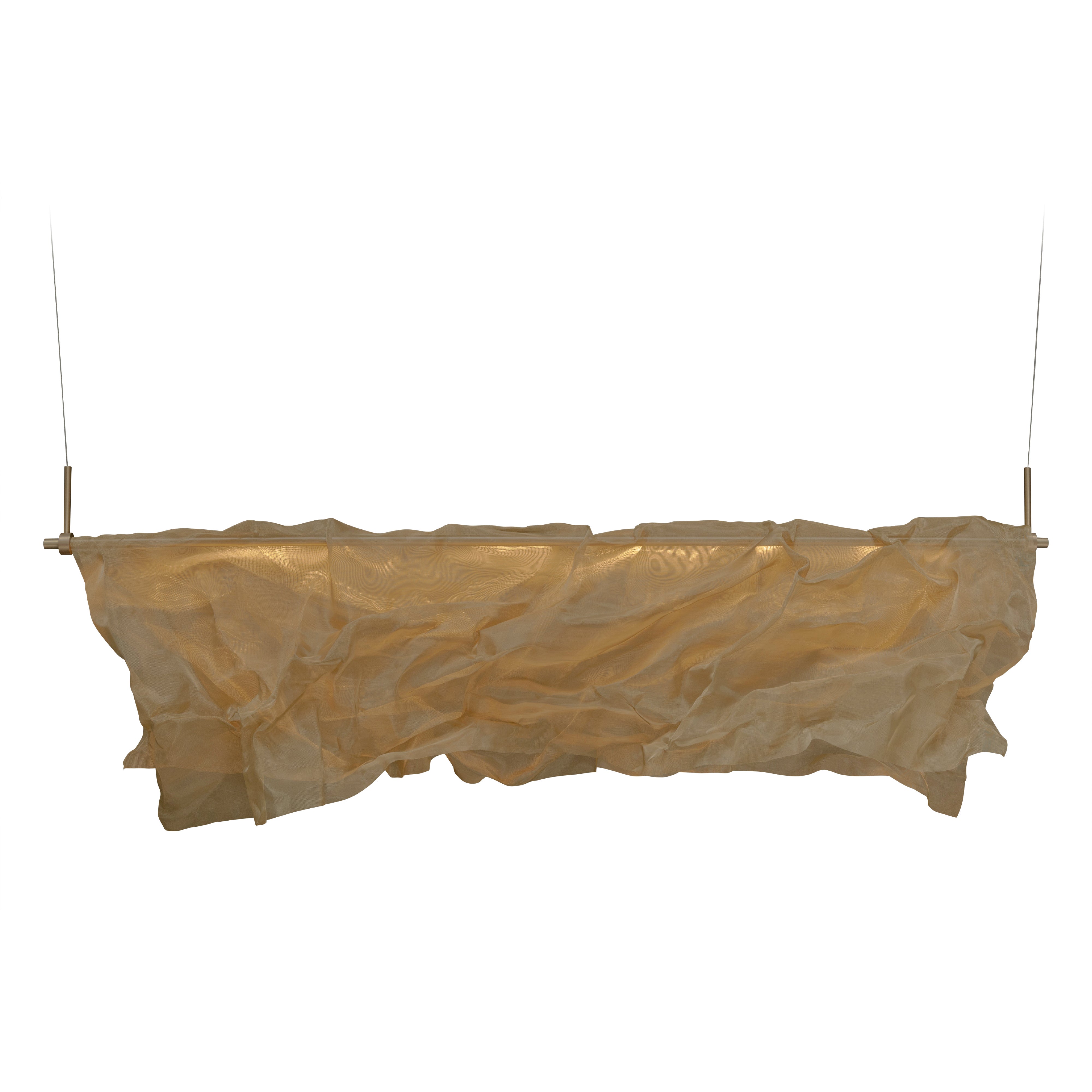 Luminaria Manto de latón envejecido con malla de latón by Nuumbra en venta