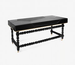 Bureau Manu en bois laqué et verre de Boca do Lobo