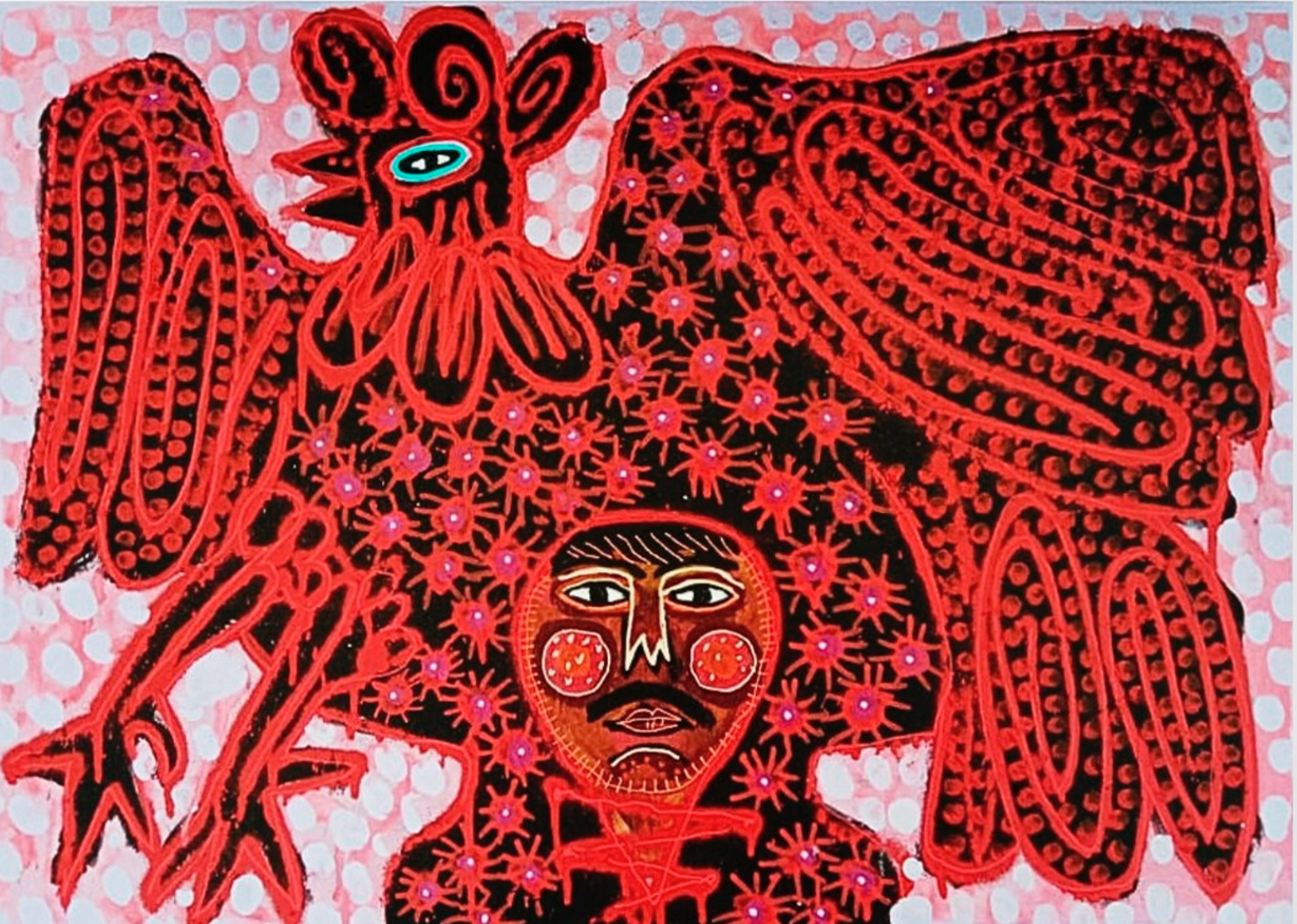 Bestes Hahnenkostüm, Zeitgenössische Kunst, Abstrakte Malerei, 21. Jahrhundert