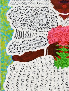 Retrato de Novia Latina, Arte Contemporáneo, Pintura Abstracta, Siglo XXI