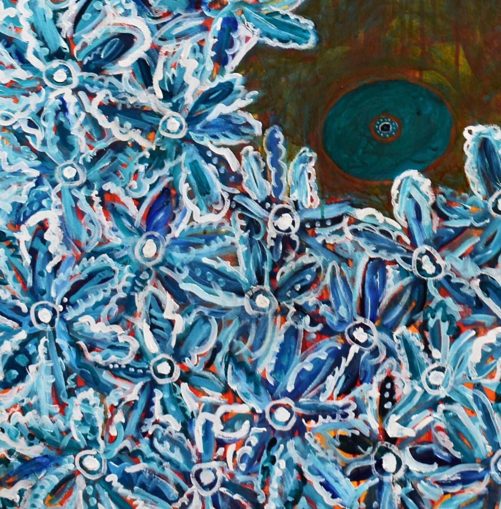 Portrait of Celeste, Contemporary Art, Abstract Painting, 21st Century For Sale 4