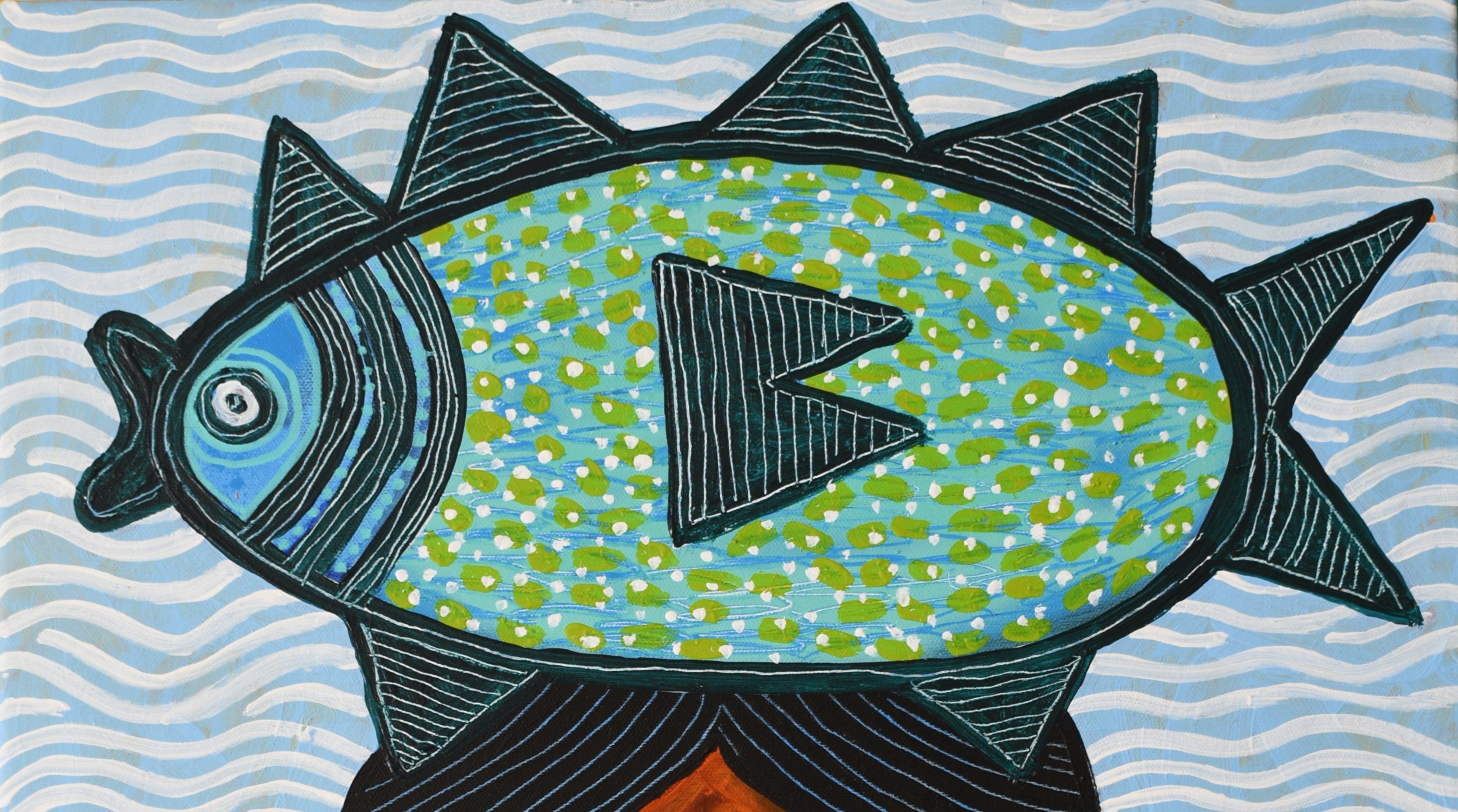 Mujer De Mar, Arte Contemporáneo, Pintura Abstracta, Siglo XXI en venta 1