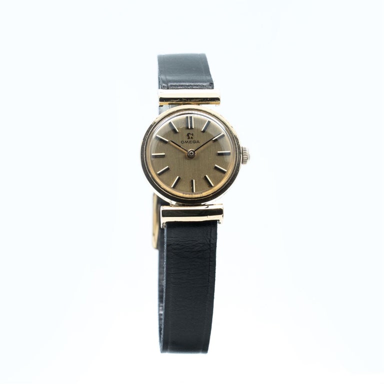 Manual Ladies Omega Gold Watch, circa 1960, Swiss Made, Valuated at 1stDibs