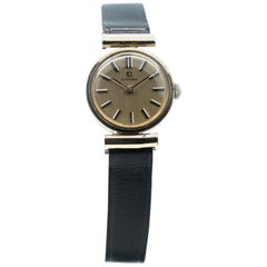 Manual Ladies Omega Gold Watch, circa 1960, Swiss Made, Valuated