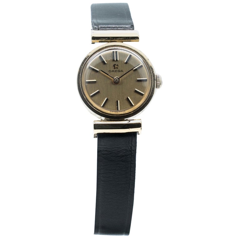 Manual Ladies Omega Gold Watch, circa 1960, Swiss Made, Valuated at 1stDibs