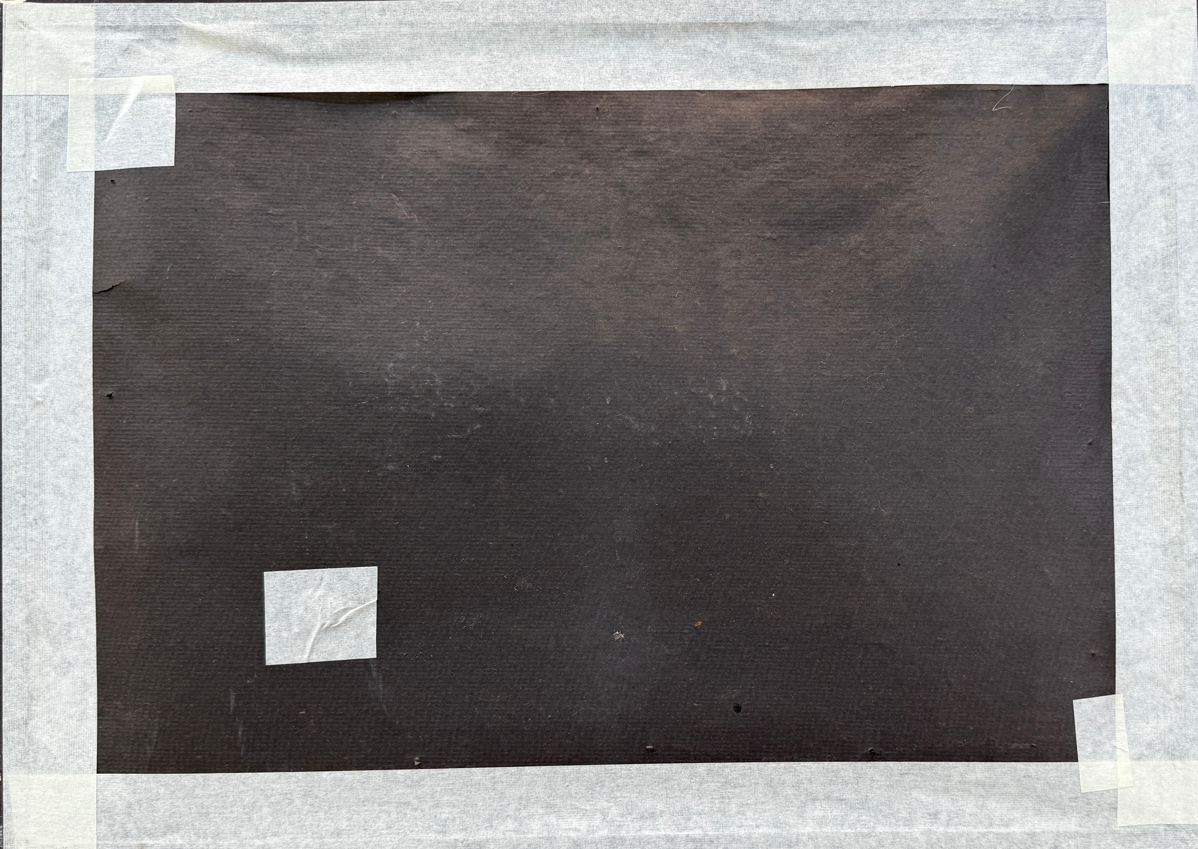 Mixed media on paper Manuel Bea Cervera abstract art For Sale 6