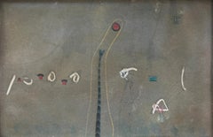 Gemischte Medien auf Papier Manuel Bea Cervera abstrakte Kunst