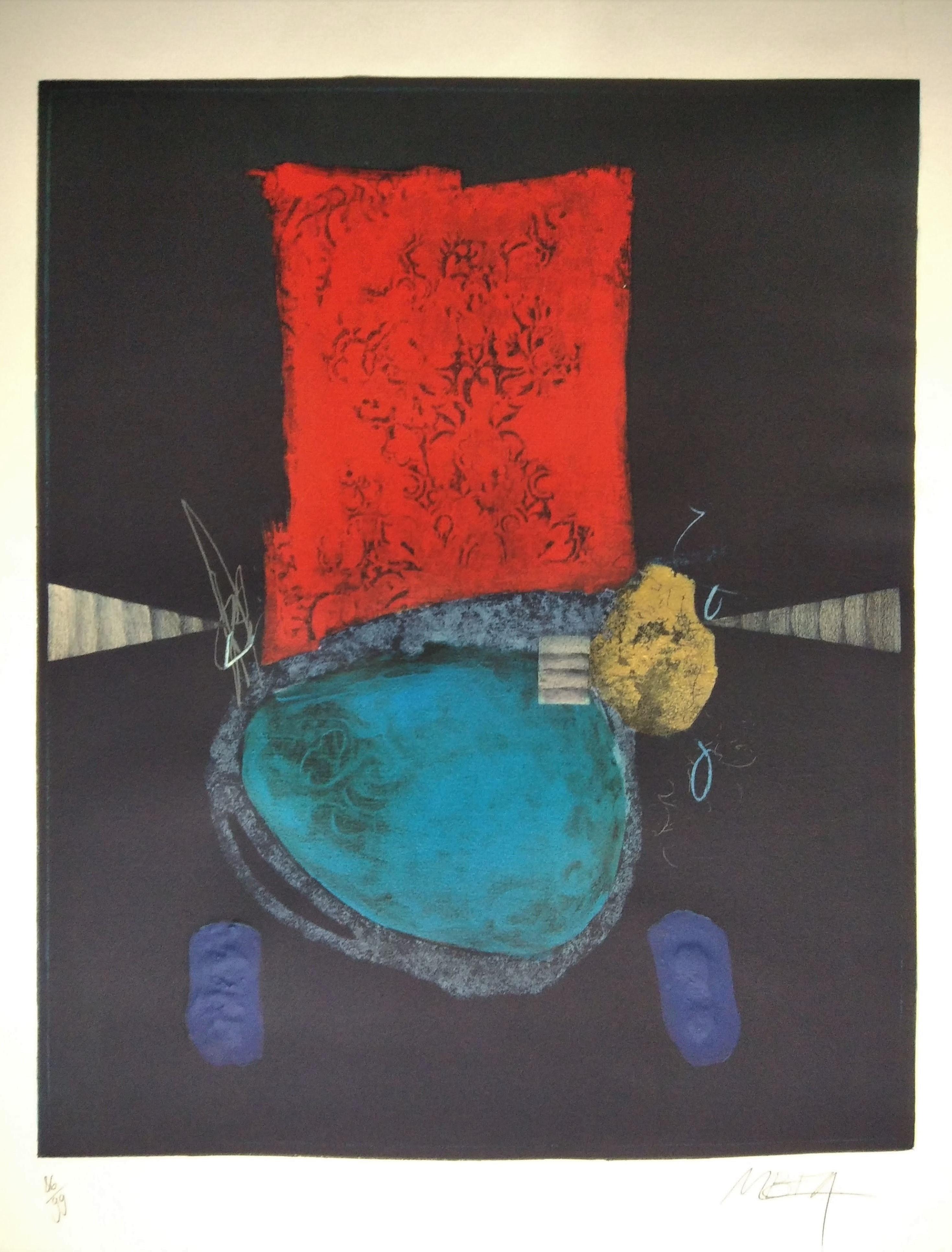 Senza titolo - Painting Astratto di Manuel Bea Cervera