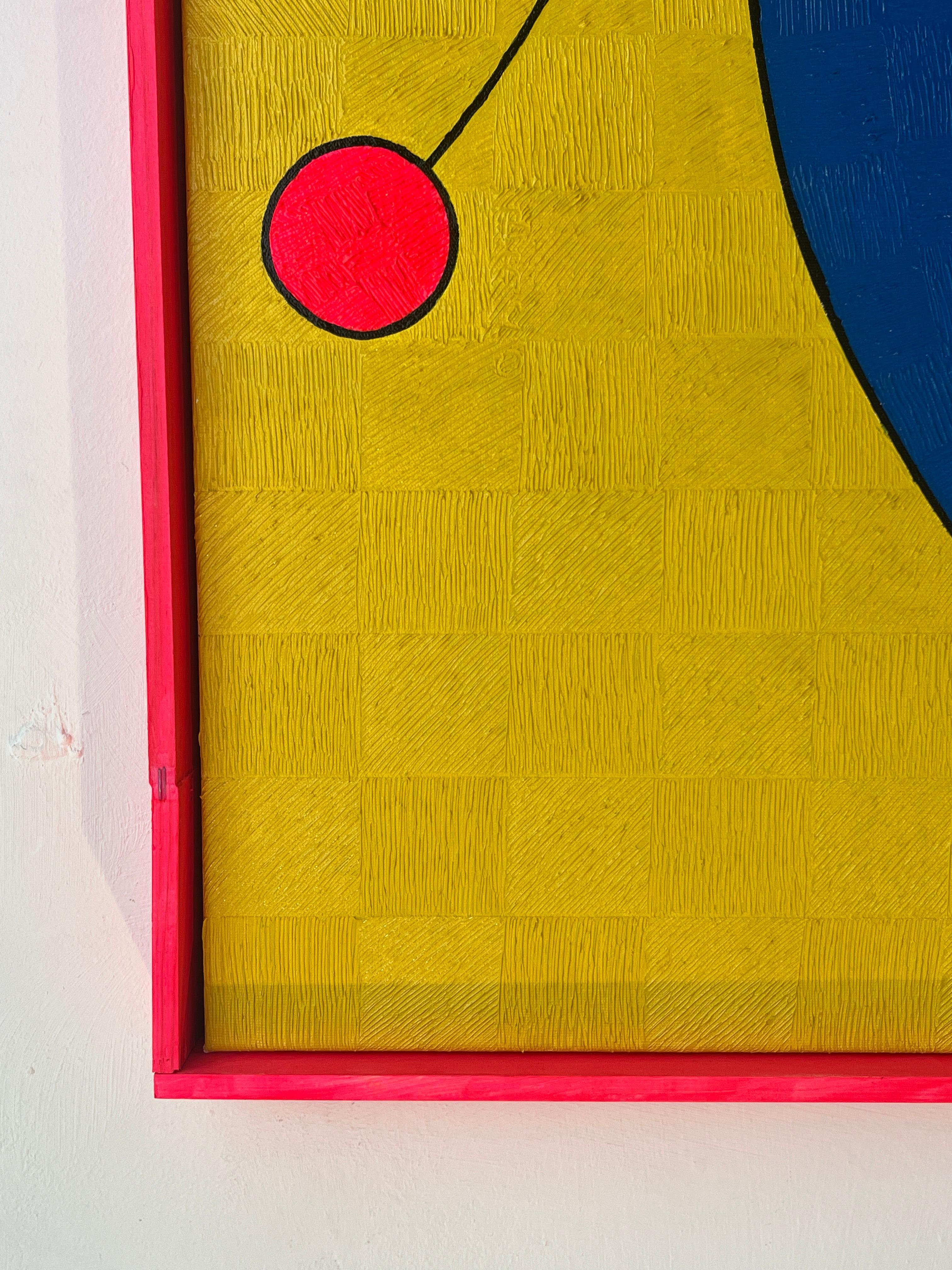El Jardín del orden y el caos - Abstract Geometric Painting by Manuel Bracamonte Conde
