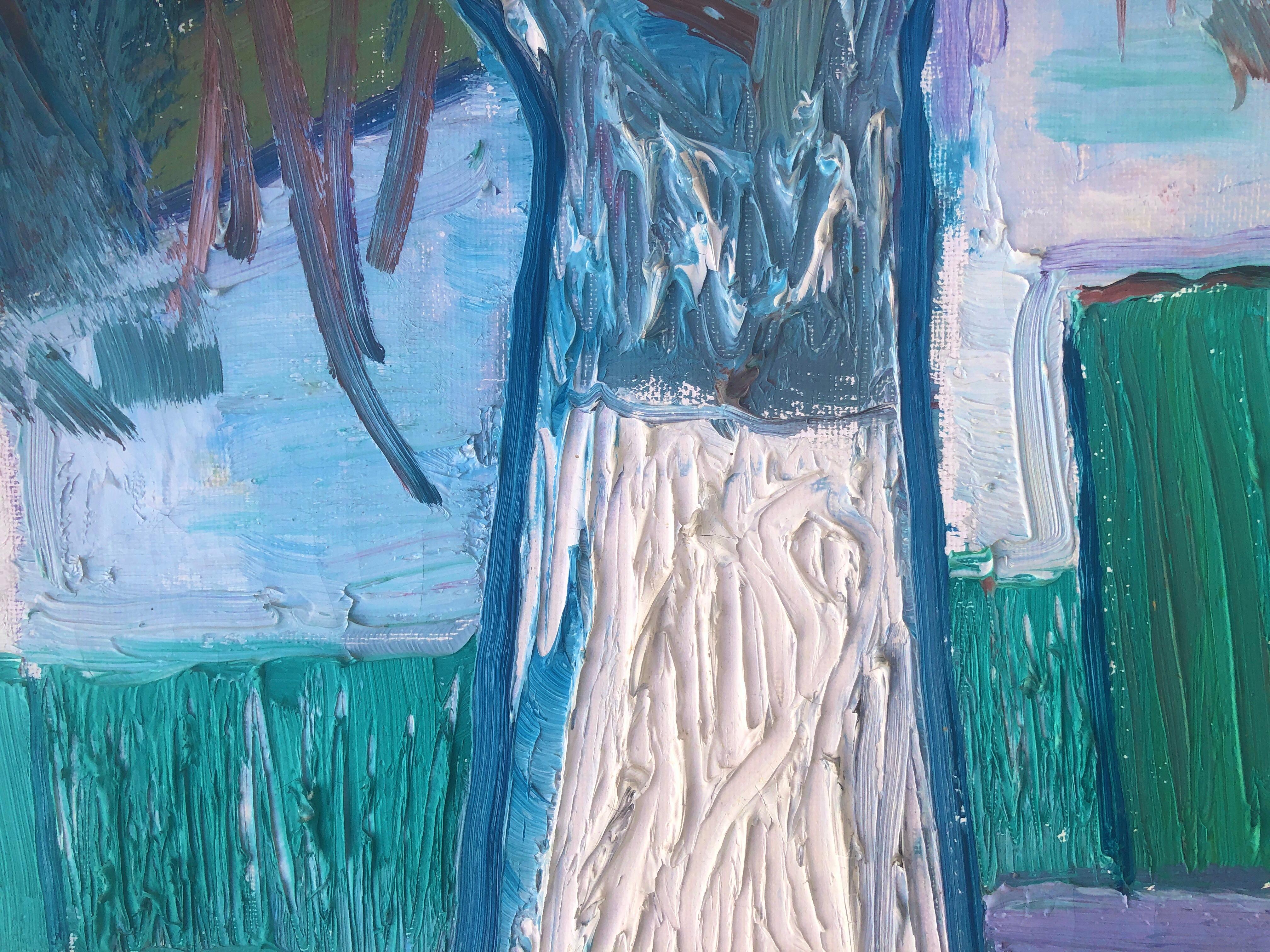 Manuel Capdevila Massana - Eucalyptus original oil on canvas painting ...