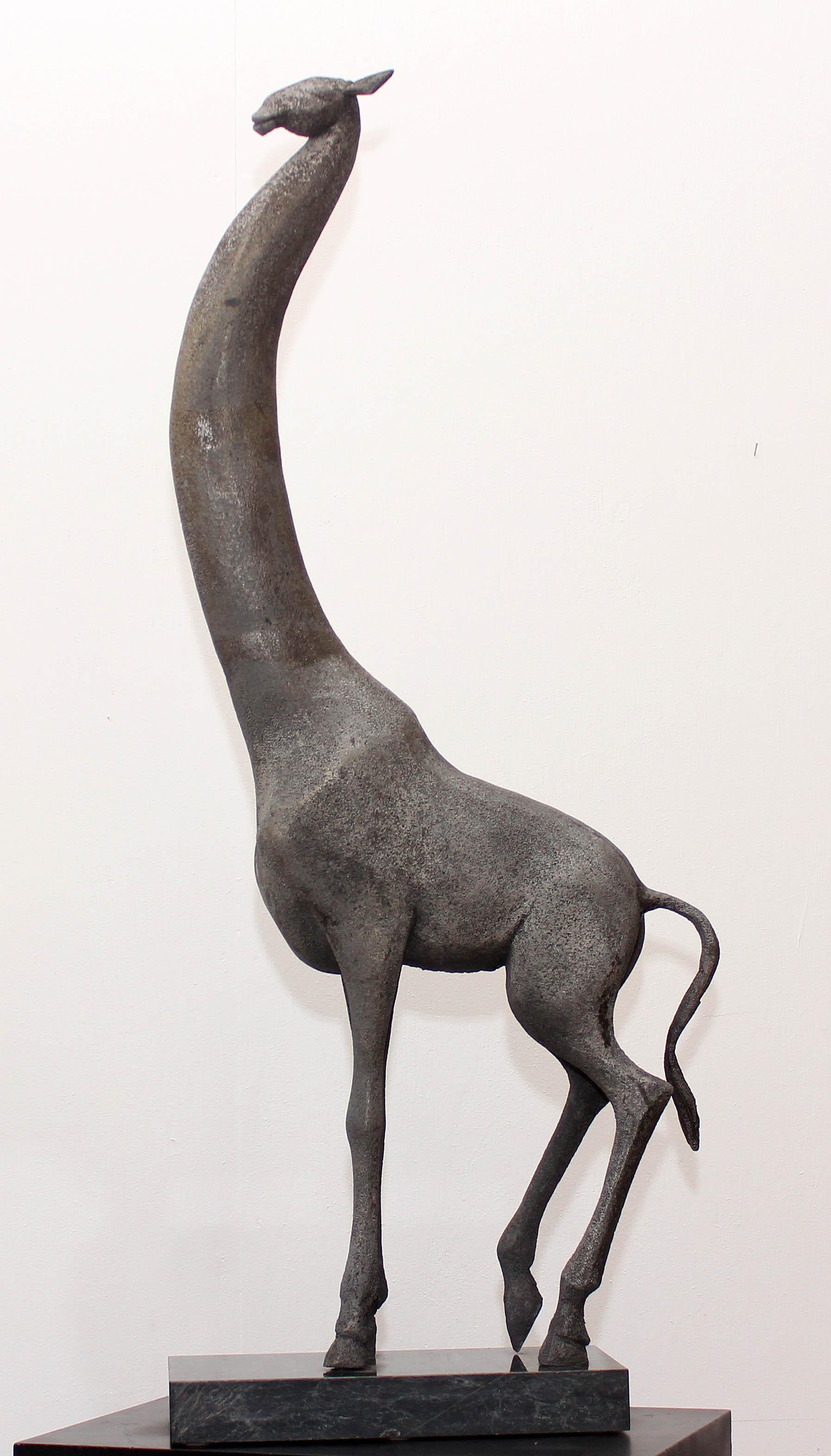 Large Modern Giraffe Sculpture by Manuel Carbonell Latin American Circa 1967 For Sale 10