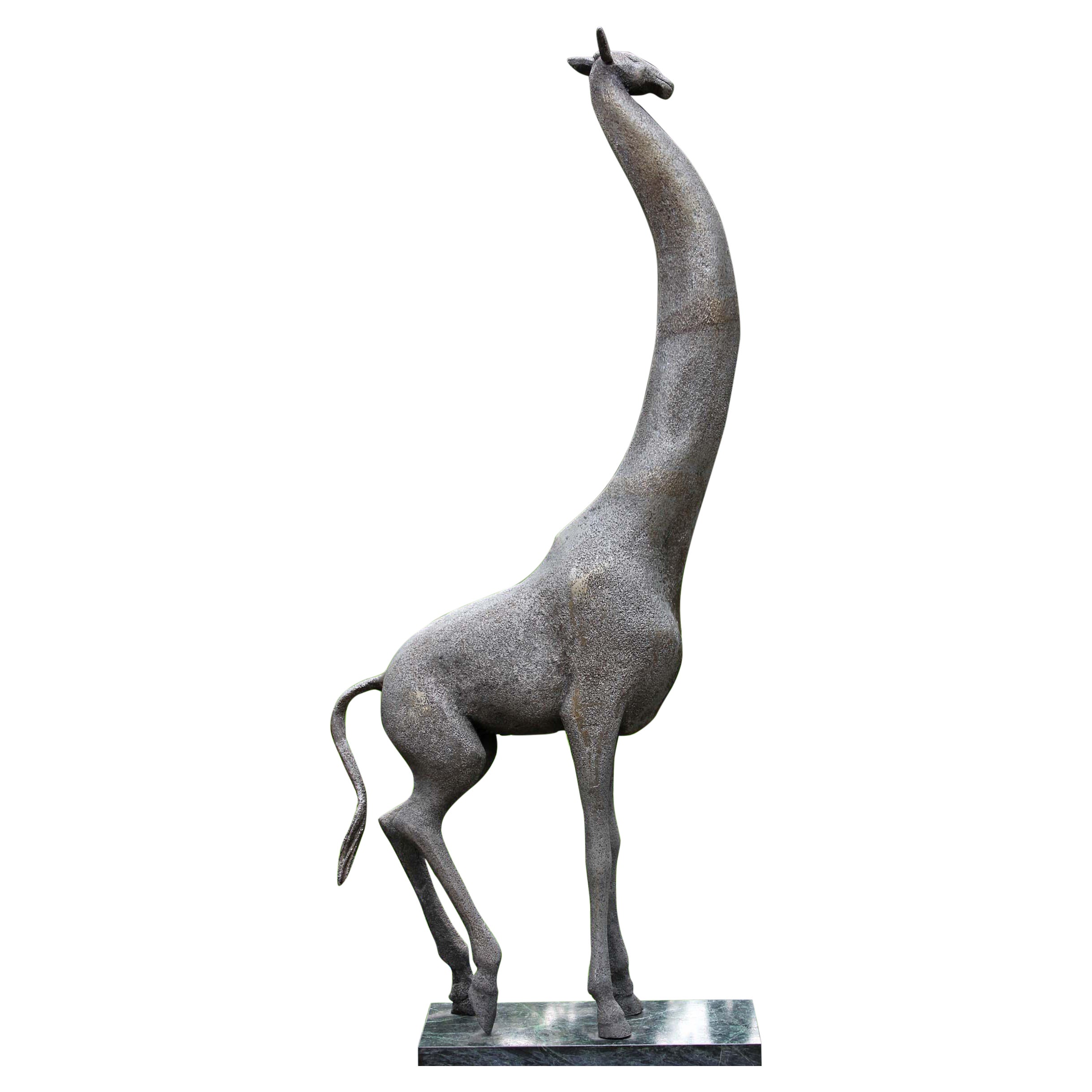 Large Modern Giraffe Sculpture by Manuel Carbonell Latin American