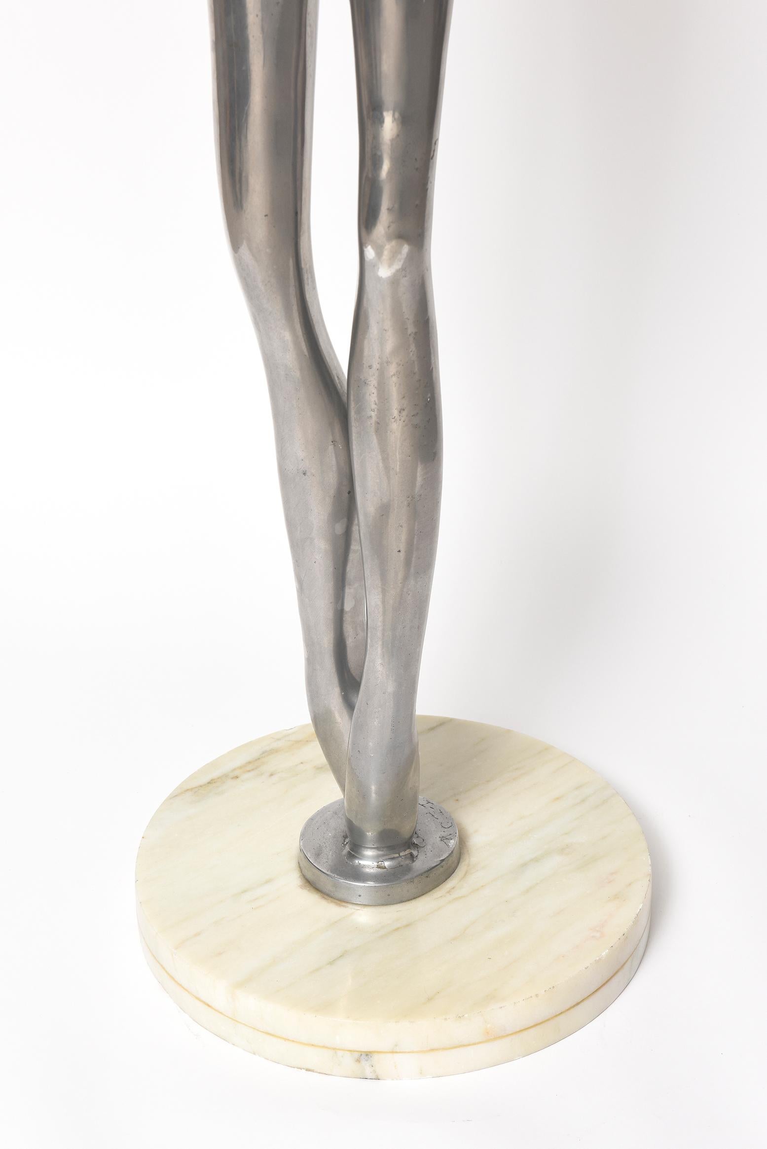Manuel Carbonell Escultura Figura Bailarina Fundición Original Aluminio Artista Cubano Vaciado en venta