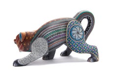 Jaguar Zapoteco - Zapotec Jaguar - Mexican Folk Art  Cactus Fine Art