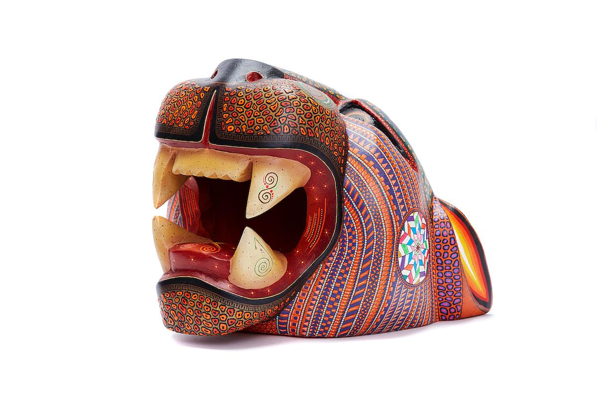Mascara Jaguar - Jaguar Mask - Mexican Folk Art  Cactus Fine Art 2